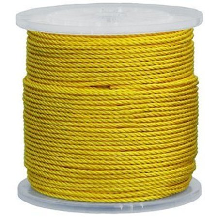 L.H. DOTTIE L.H. Dottie 3/16'' x 1000' Yellow Polypropylene Pull Rope 36100